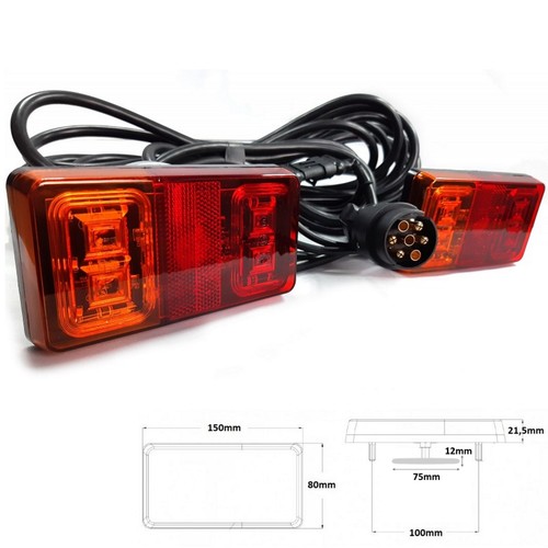 Led rückleuchten set polig - rückleuchten,