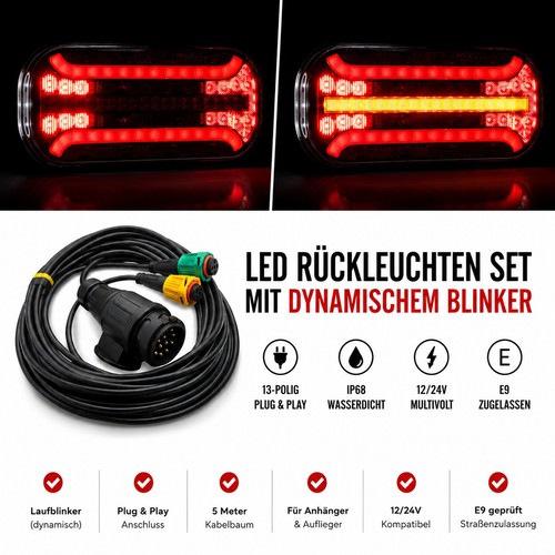 Led rückleuchten set - led,