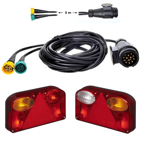 Rückleuchten set anhänger - rückleuchten, 13